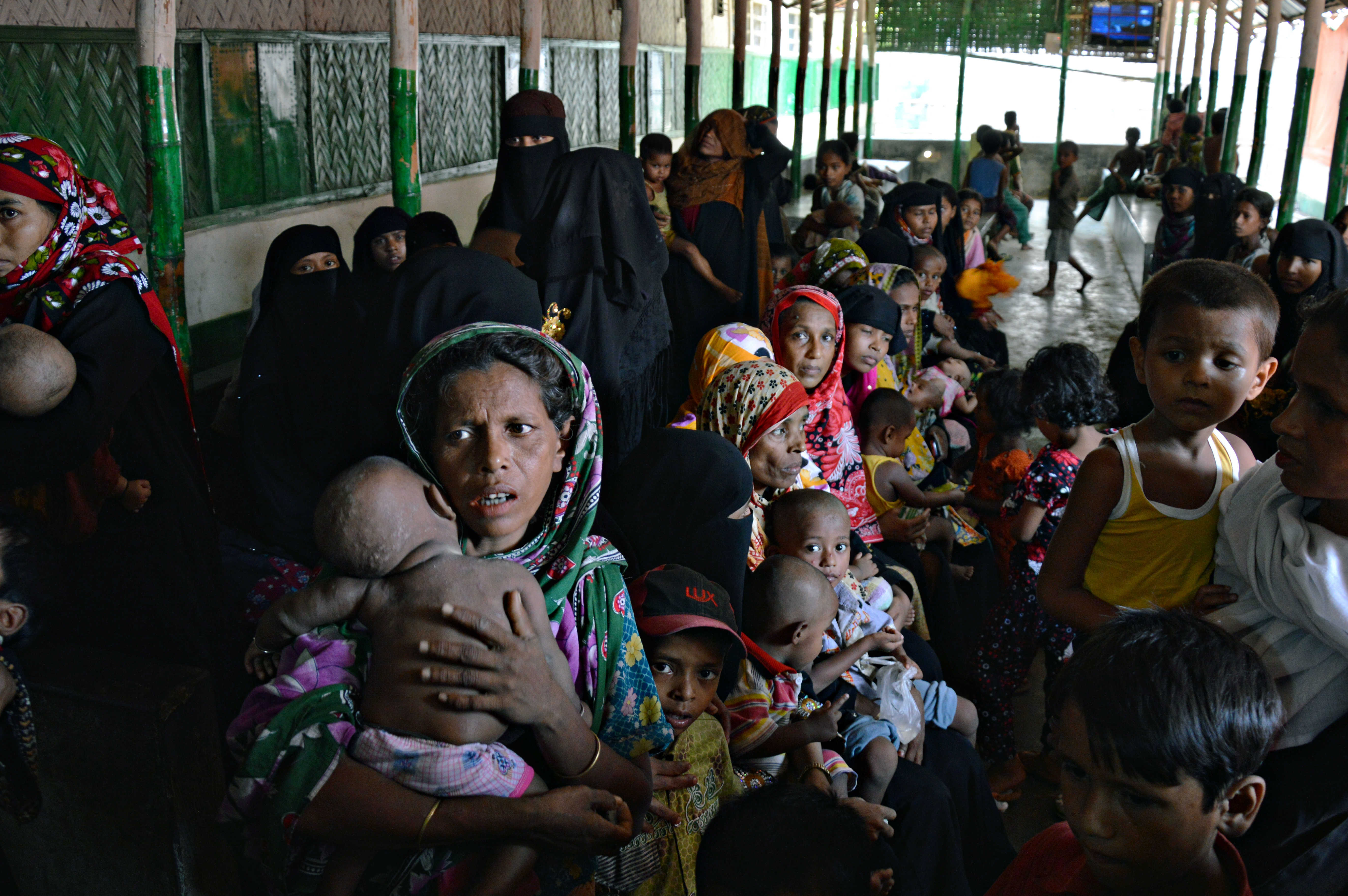 羅興亞人被稱為全世界最受迫害的族群。圖為逃至孟加拉的羅興亞難民，如今孟加拉也想把他們趕走。（東方IC）