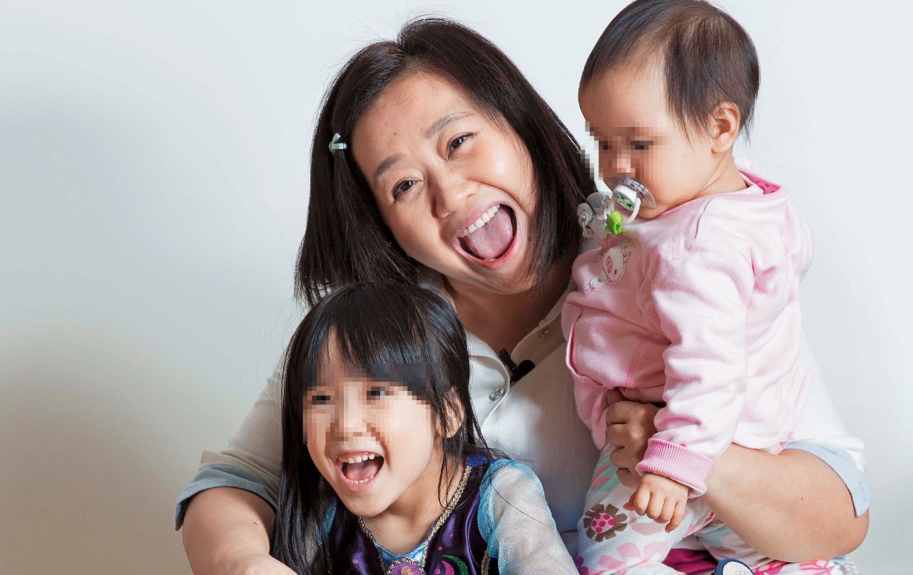 鍾欣凌育有二女，分別是大女兒兔寶和小女兒二寶。