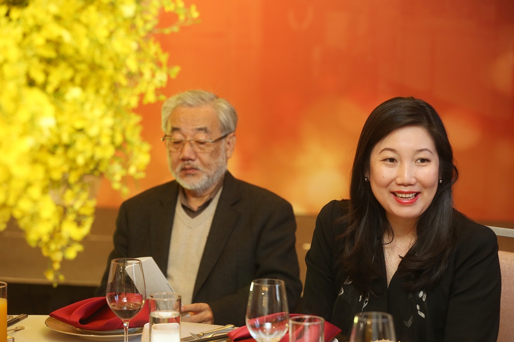 六福旅遊集團總裁莊秀石與女兒莊豐如難得一同現身，現集團事務多交由莊豐如打理。
