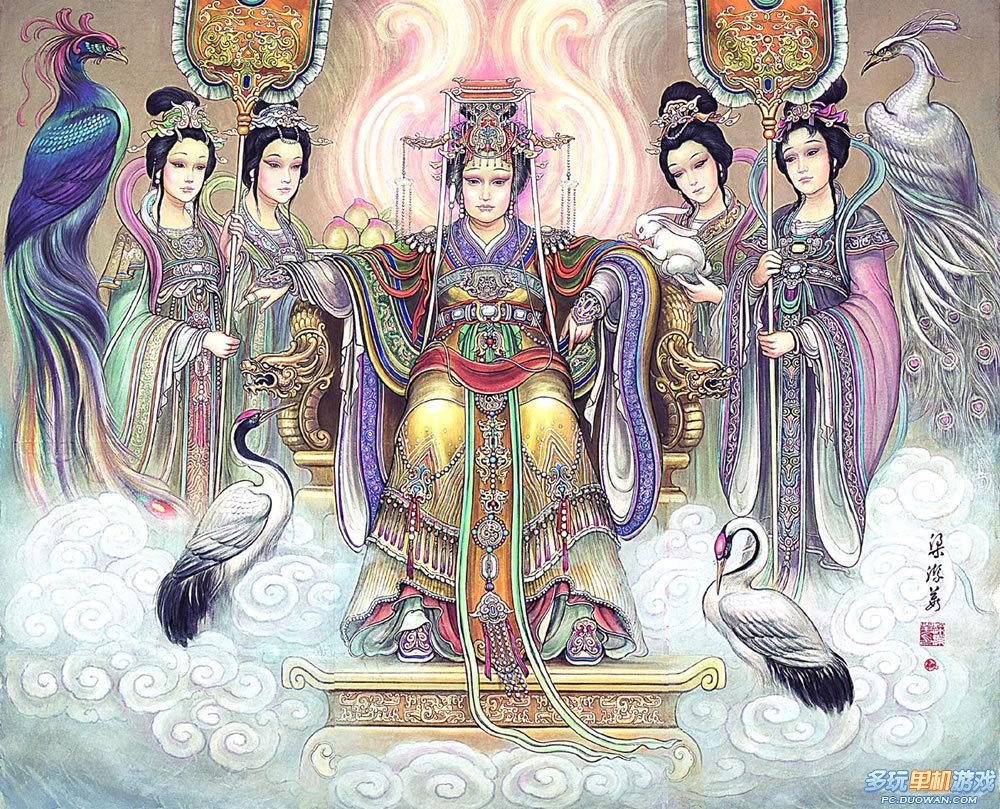 西王母遠自殷商時代就出現在甲骨文文獻之中