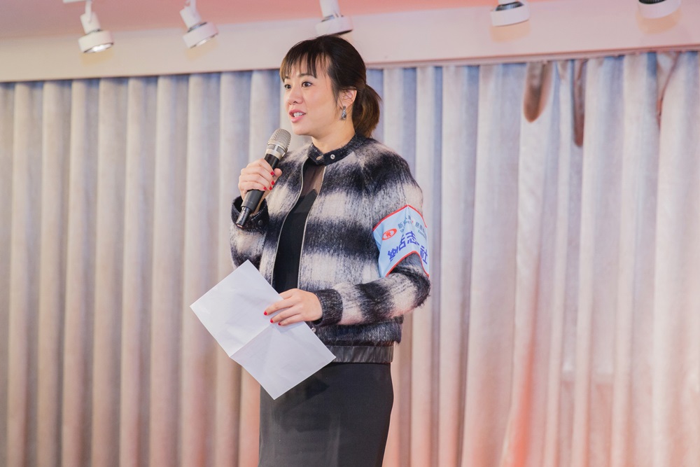 吳欣盈16日與媒體暢談，嚴正駁次新壽投資虧損一事是由她主導。