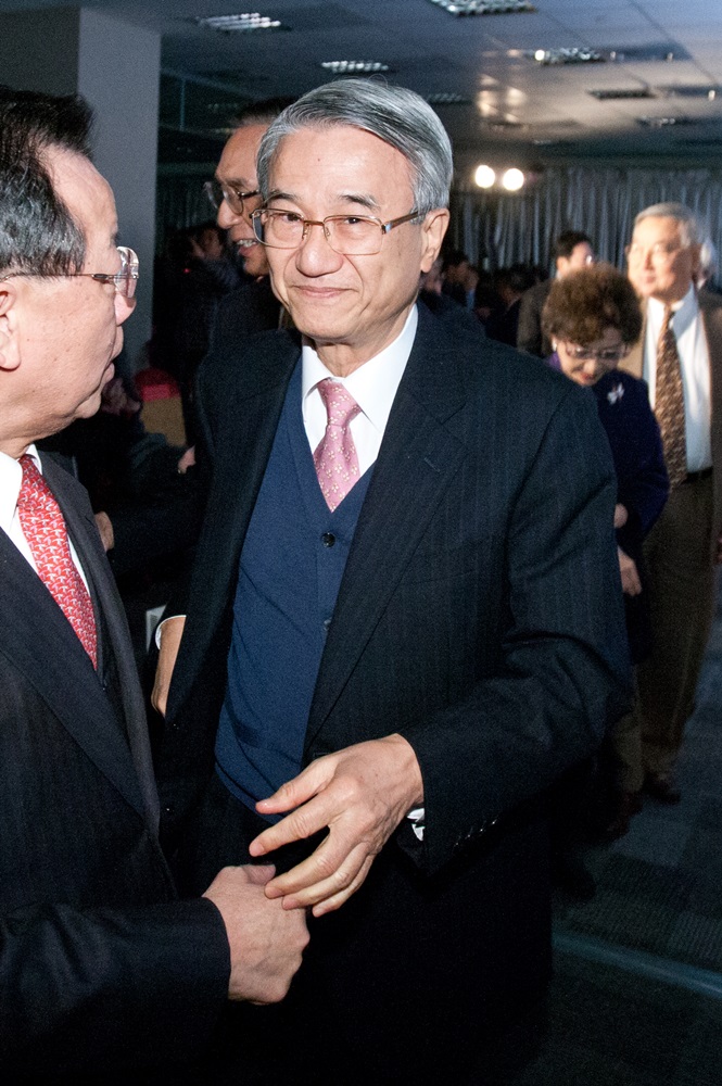吳欣盈不走老爸吳東進（圖）的路線，她說：「我是我，父親是父親，我是父親的女兒，但我不是他。」