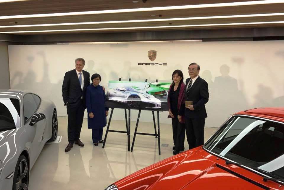 德國保時捷原廠將來台灣設立分公司。
