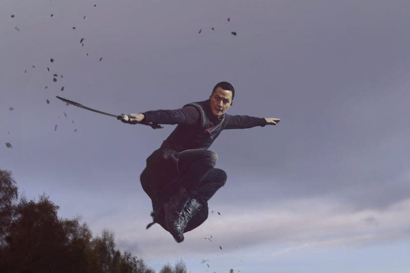 吳彥祖在《荒原》第二季的形象照，被網友推爆「最有型戰士」。