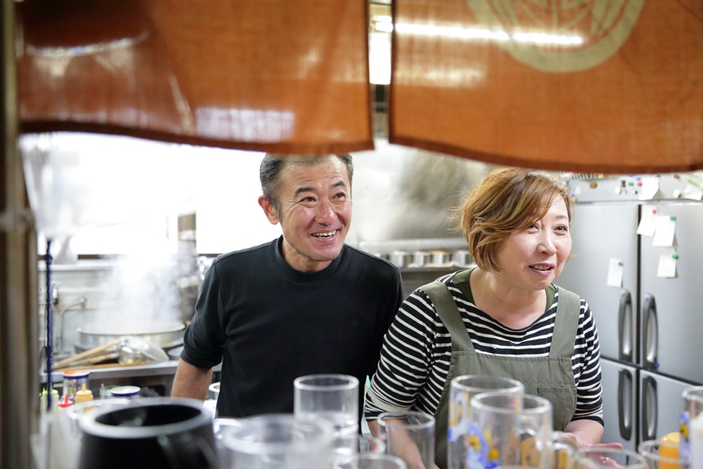 田村夫婦二十出頭就攜手打拚，曾經有十年時間全年無休。