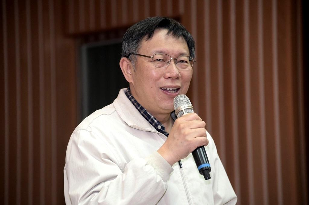 台北市長柯文哲今天首度表態,不會刁難大巨蛋都審程序。(北市府提供)