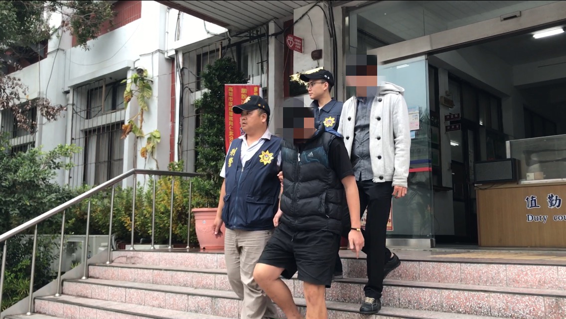 侯姓主嫌被逮後，暴力討債放火燒車的囂張氣焰蕩然全無。