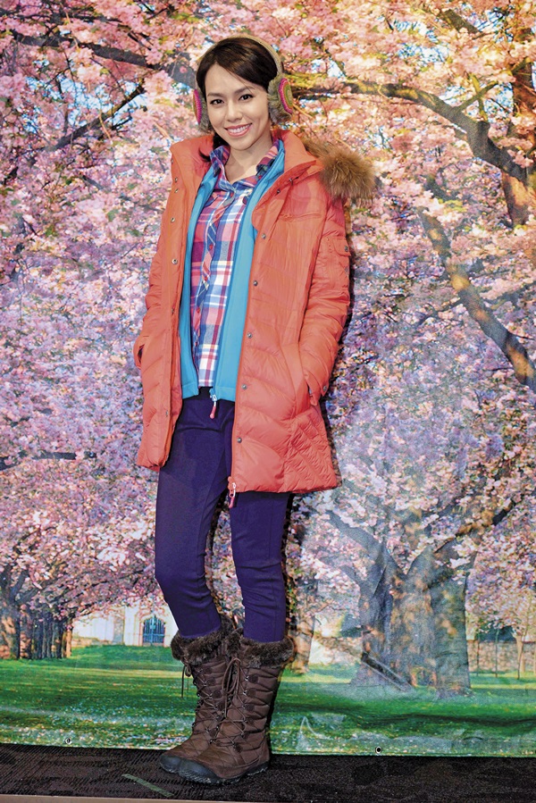 為了抓住年輕客群，山頂鳥邀女星夏于喬擔任品牌代言人。（山頂鳥提供）