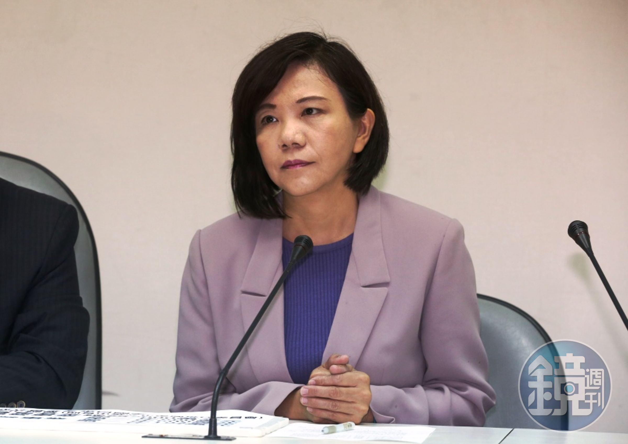 民進黨立委葉宜津（圖）驚險當選民進黨團幹事長。