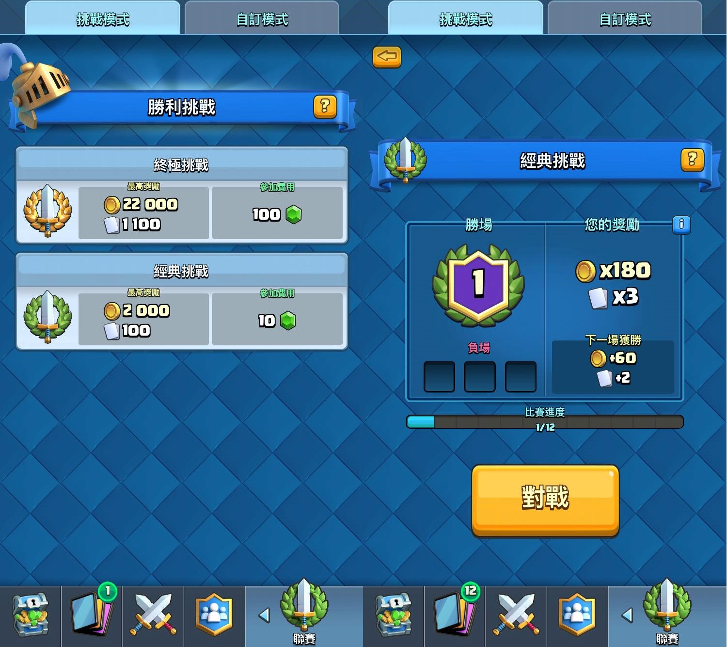 獲勝場次越多,獎勵就越豐富,但三次戰敗即結束