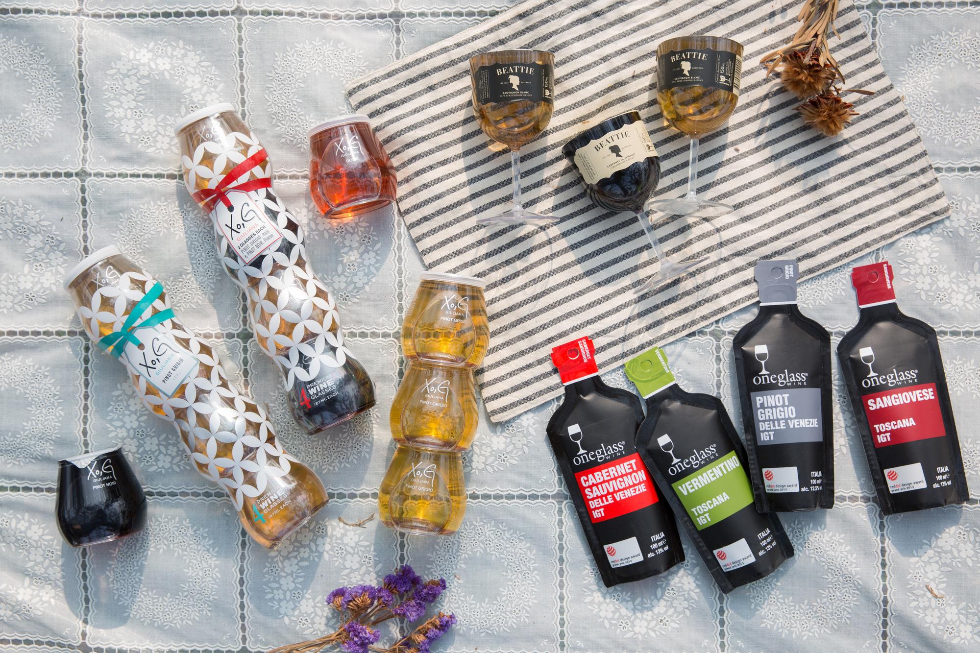 琳瑯滿目的葡萄酒隨行杯，今天你想帶哪一杯出門？