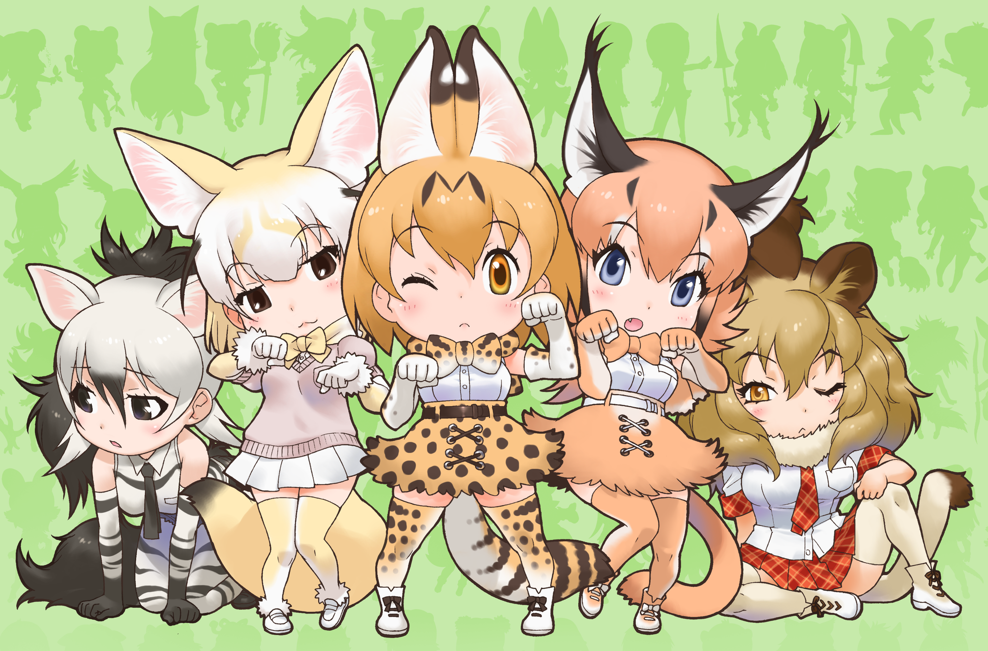 《動物朋友》的獸耳動物娘。（圖片來源： www.4gamer.net）