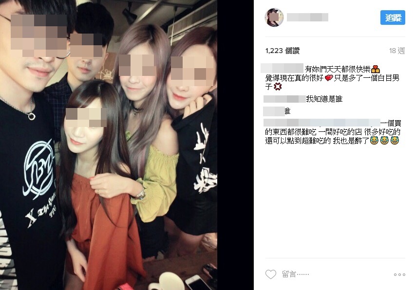 誘殺陳姓小模(黃衣)的竟是她的閨密梁姓小模(紅衣)。