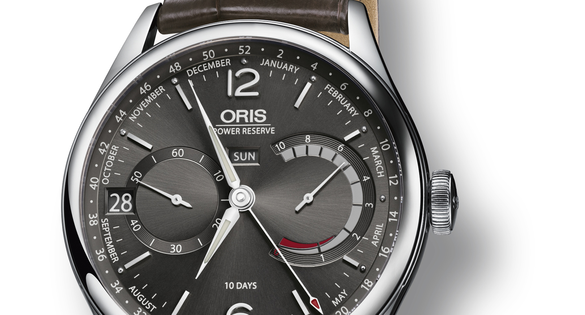 【Pre Basel 2017】 商務利器!《ORIS》Artelier Calibre 113 商務曆十日鍊腕錶