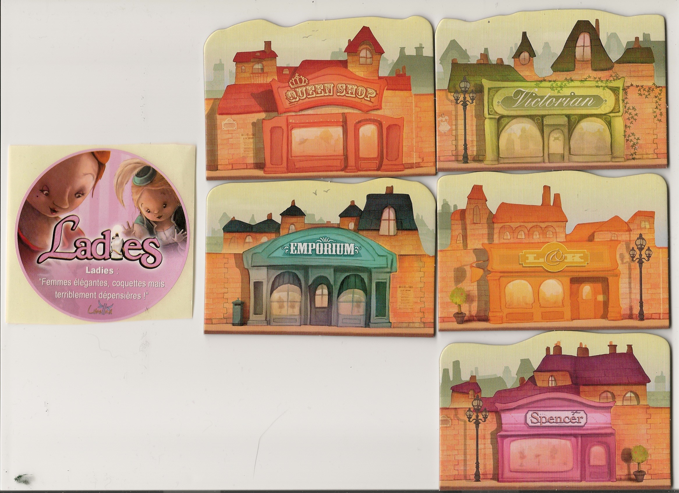 淑女方的「時裝店」（圖片來源：BGG）