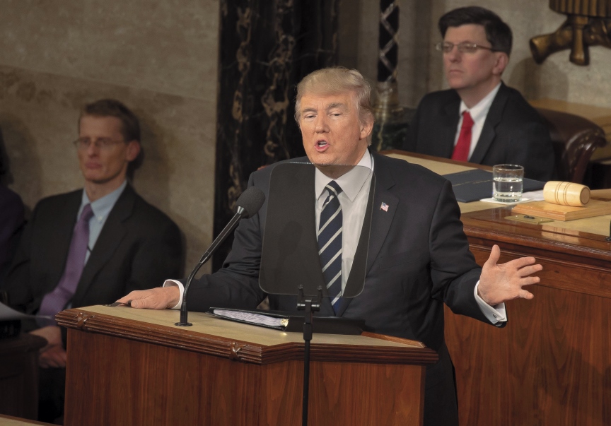 川普上任以來，美股市值暴增3兆美元，他的嘴巴已讓美股「超級偉大」。