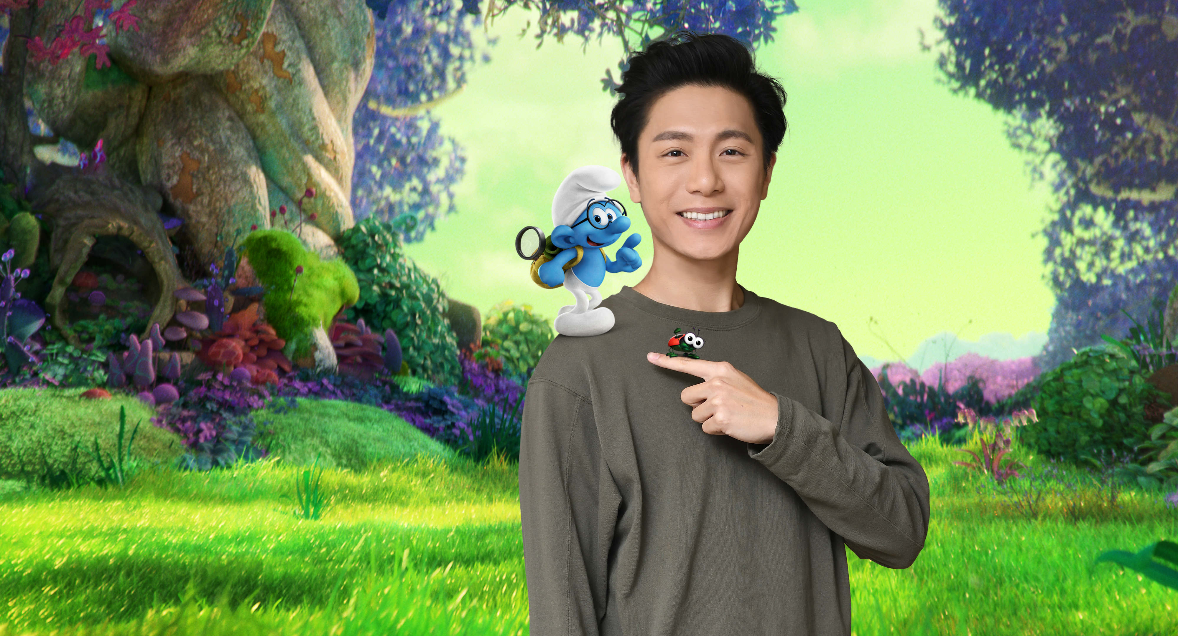 韋禮安加入《藍色小精靈：失落的藍藍村》，替小聰明擔任配音。