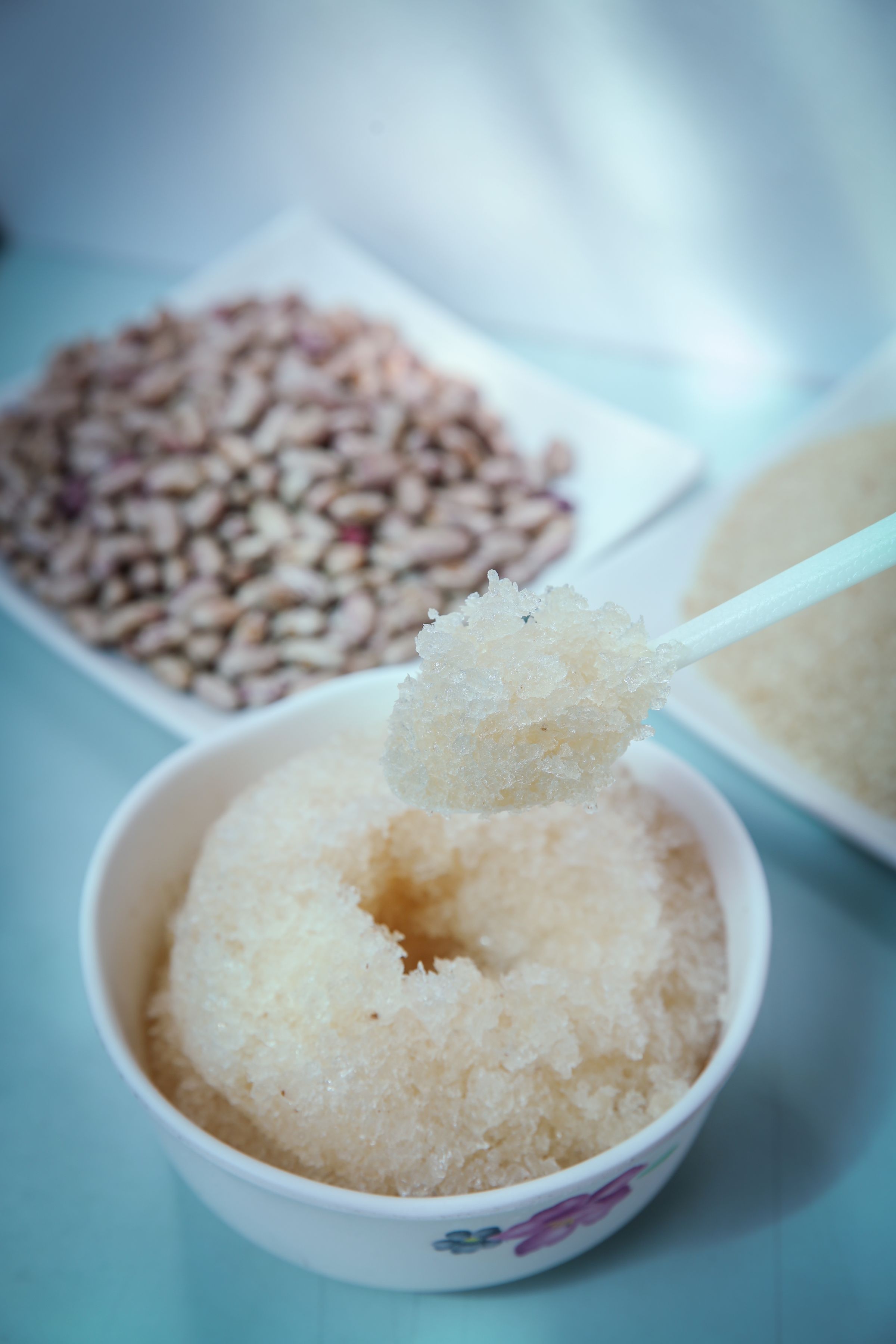 一中豐仁冰以酸梅冰為基礎，是許多學子思念的古早味。（35元／碗）