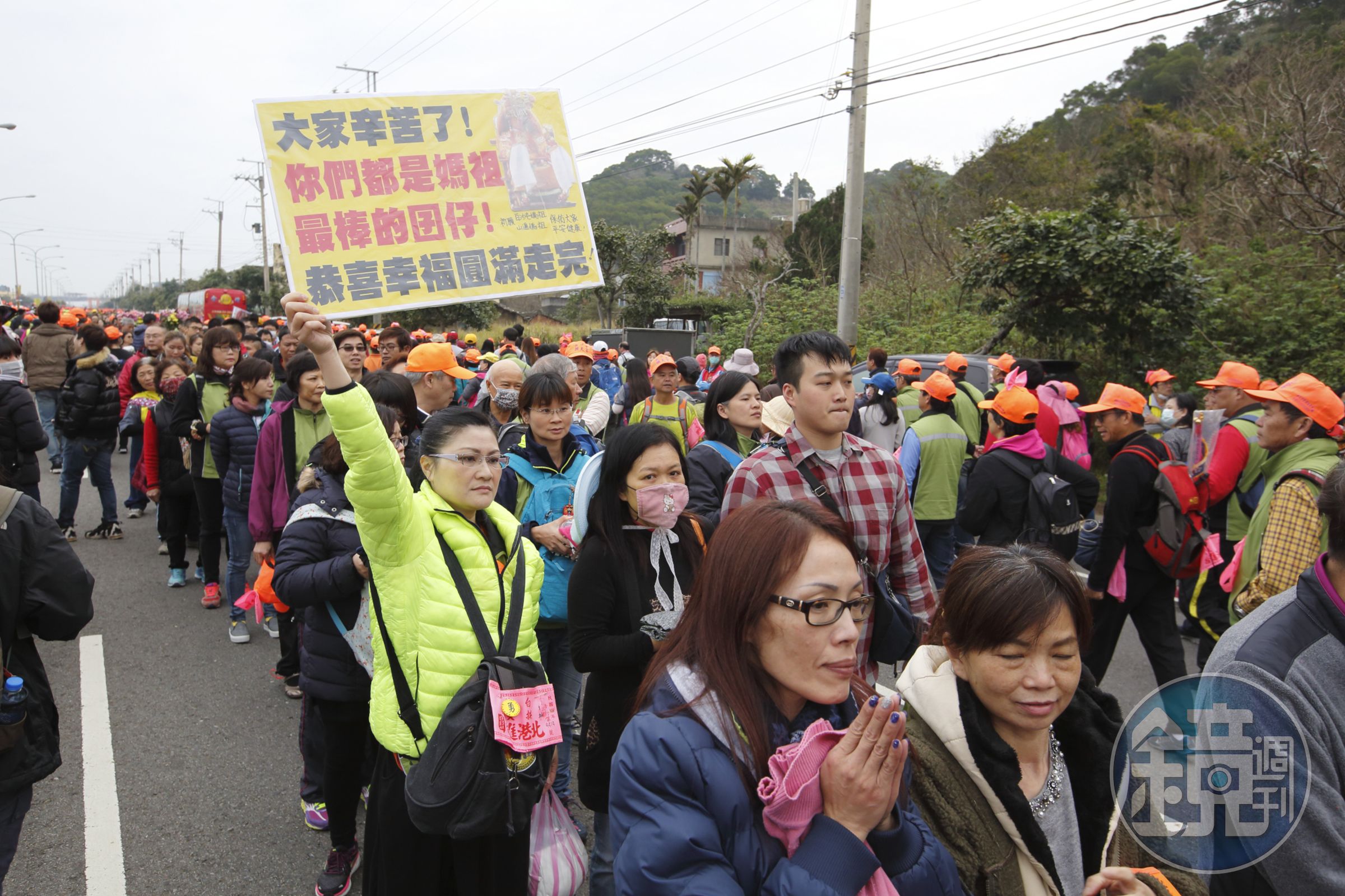 白沙屯媽祖回鑾拱天宮，徒步隨香12天的香客們也完成對自己的期許。
