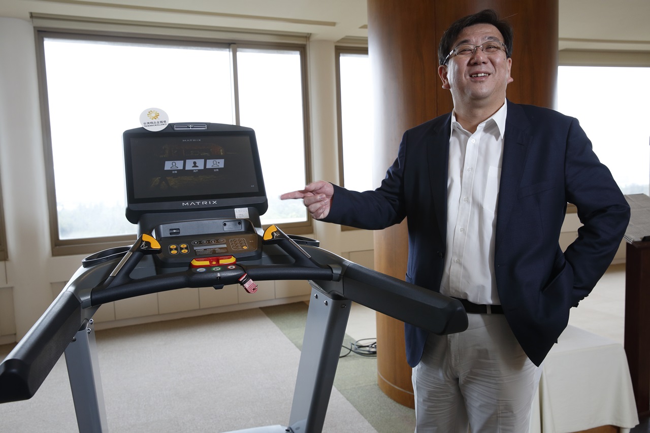 喬山健康科技集團總經理羅光廷從不畏懼迎接工作挑戰。