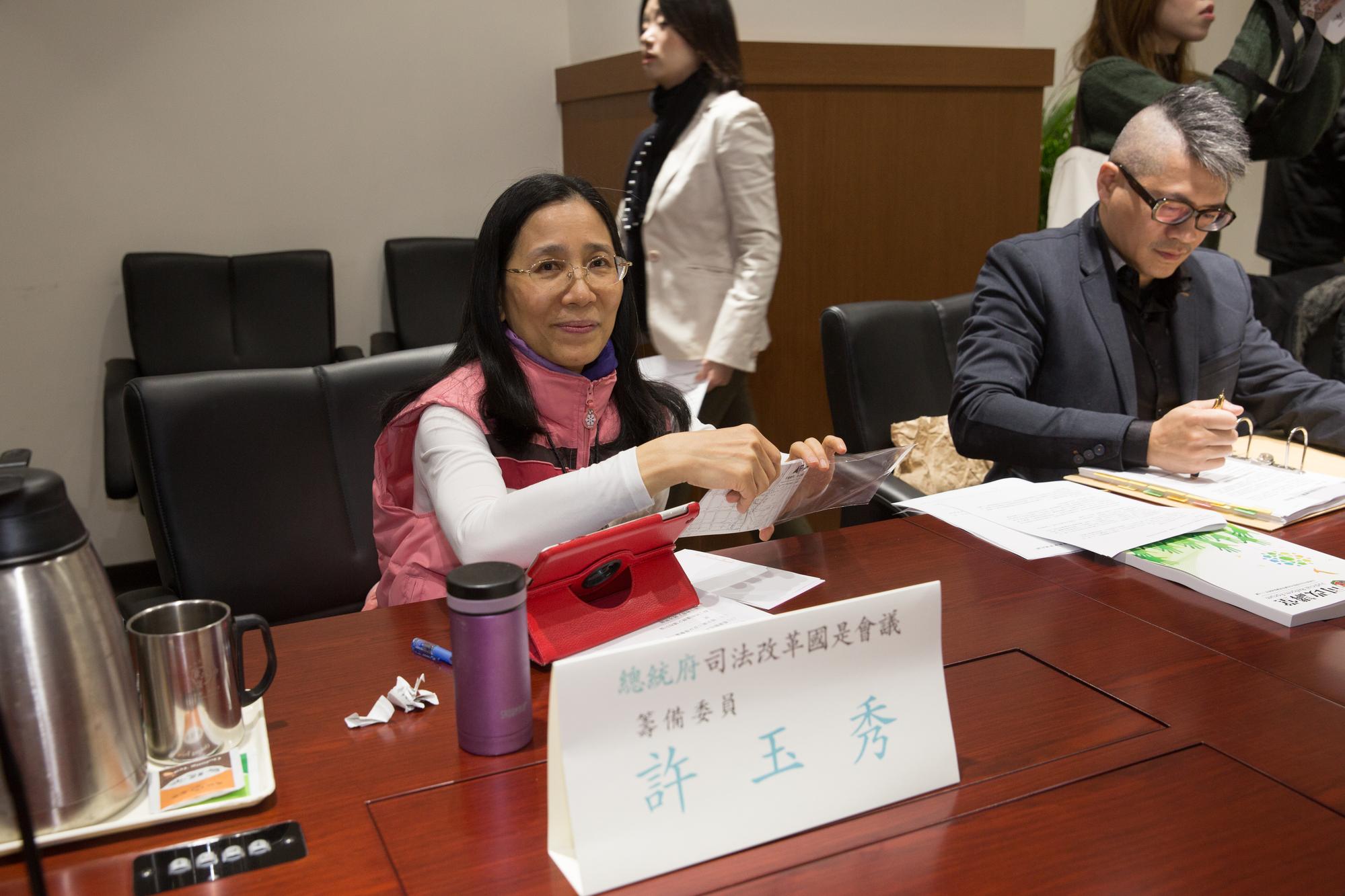 許玉秀強行表決通過法庭直播，已在法界引發反彈。