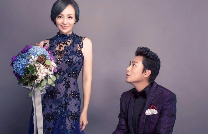 王仁甫與季芹曾談了多年地下戀，直到生子公開後才補辦喜宴。（翻攝季芹王仁甫臉書）