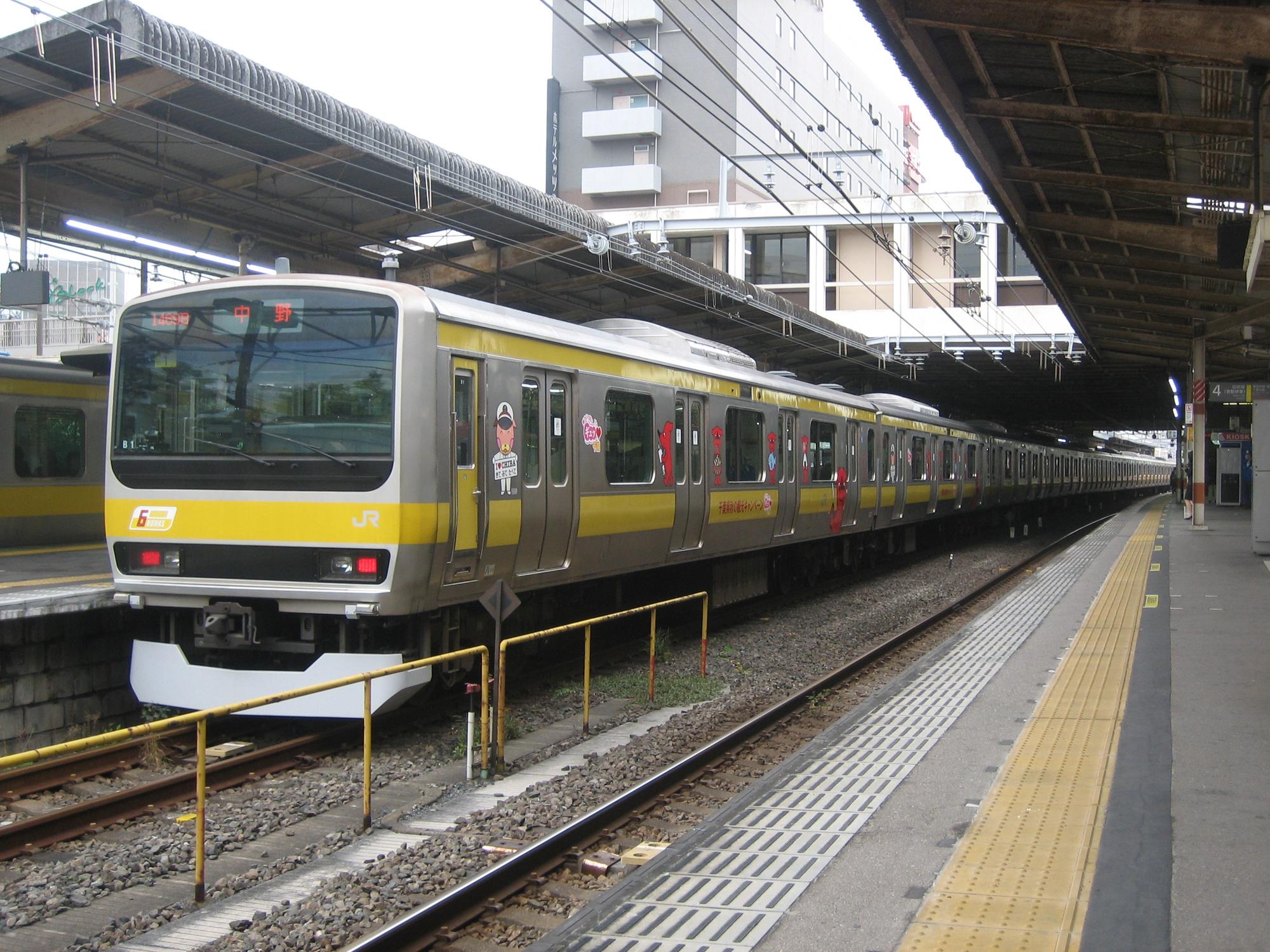 JR東日本E231系電聯車。(圖片來源:Wikipedia commons)