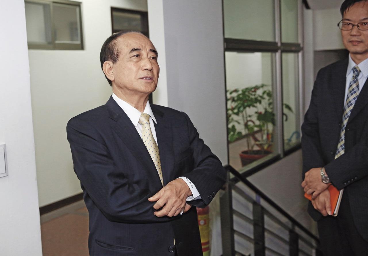 2013年王金平（圖）捲入司法關說案，馬英九將相關資料外洩，引爆馬王「9月政爭」。