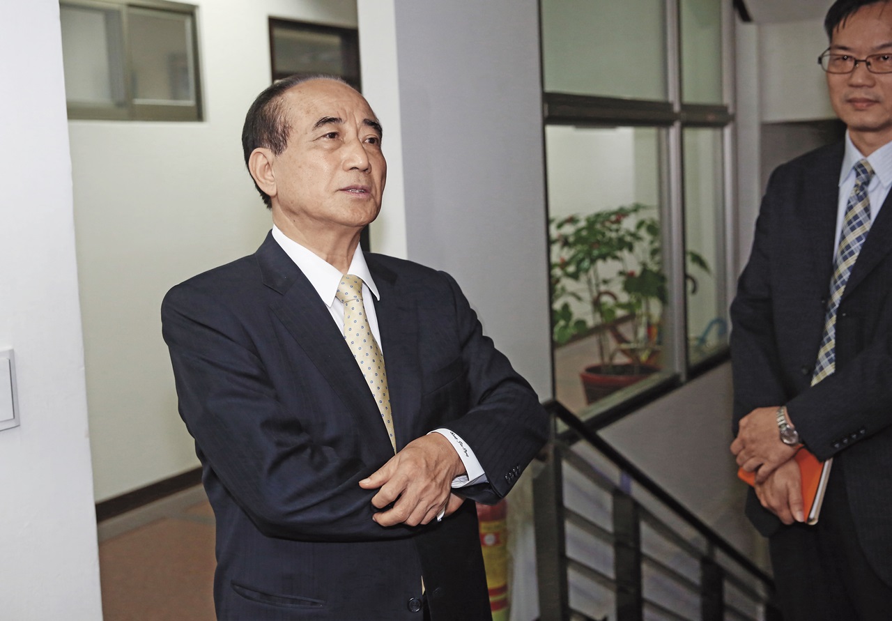 2013年王金平（圖）捲入司法關說案，馬英九將相關資料外洩，引爆馬王「9月政爭」。