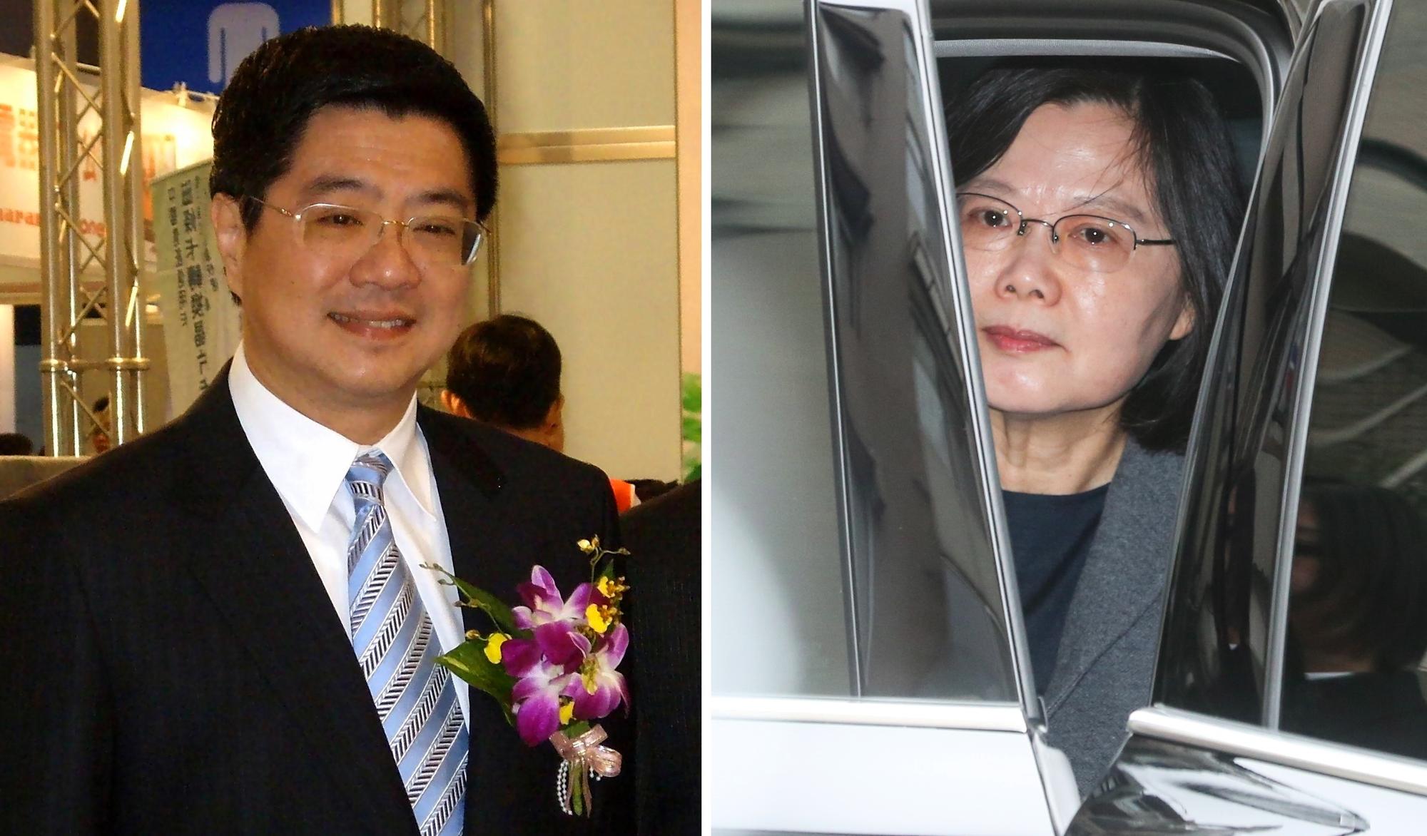 民進黨現任副祕書長李俊毅將投入台南市長初選，改由前立委卓榮泰（左）接任。（圖左翻攝自維基百科）