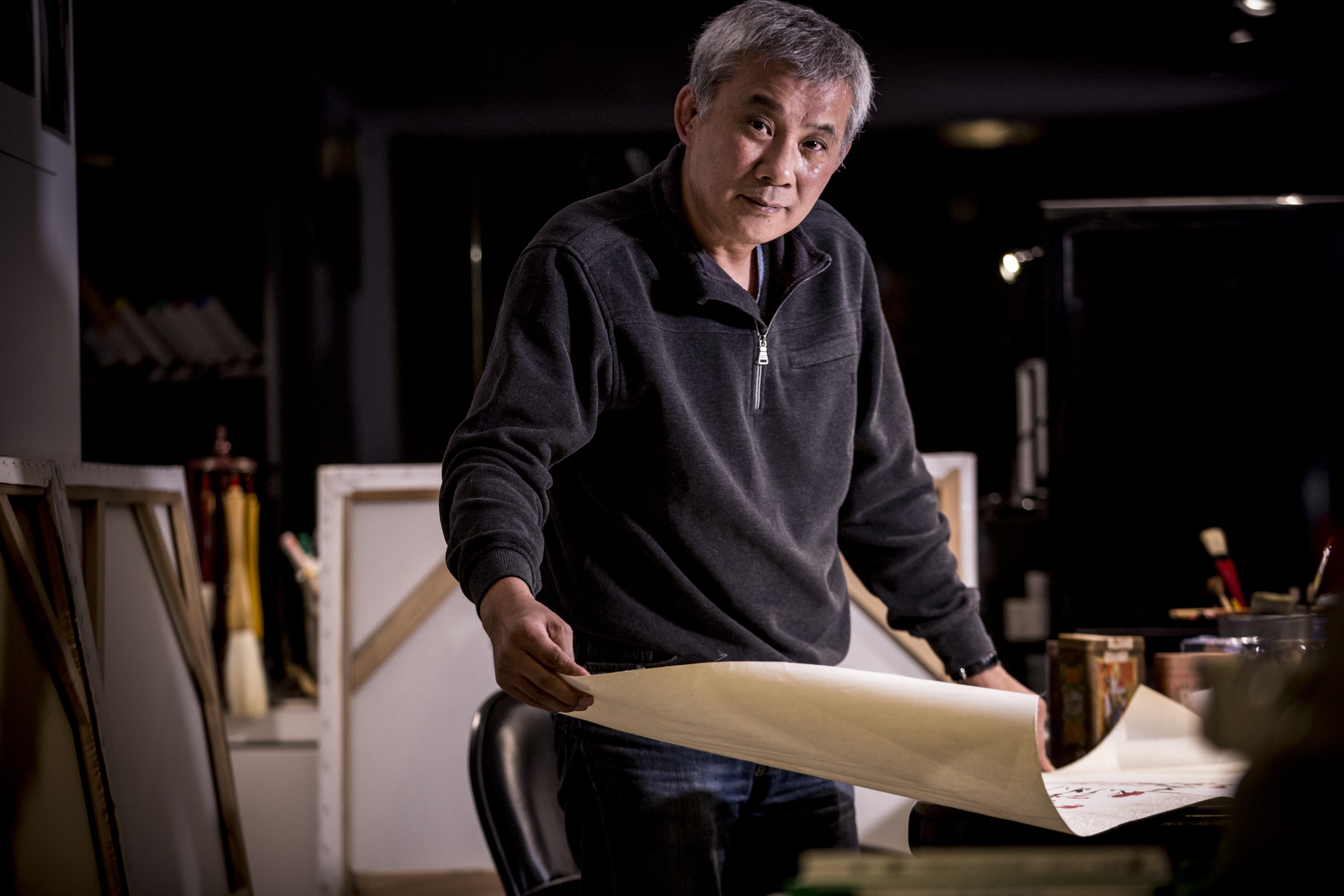 黑金城有繪畫天分，對藝術鑑賞的功力也不含糊。