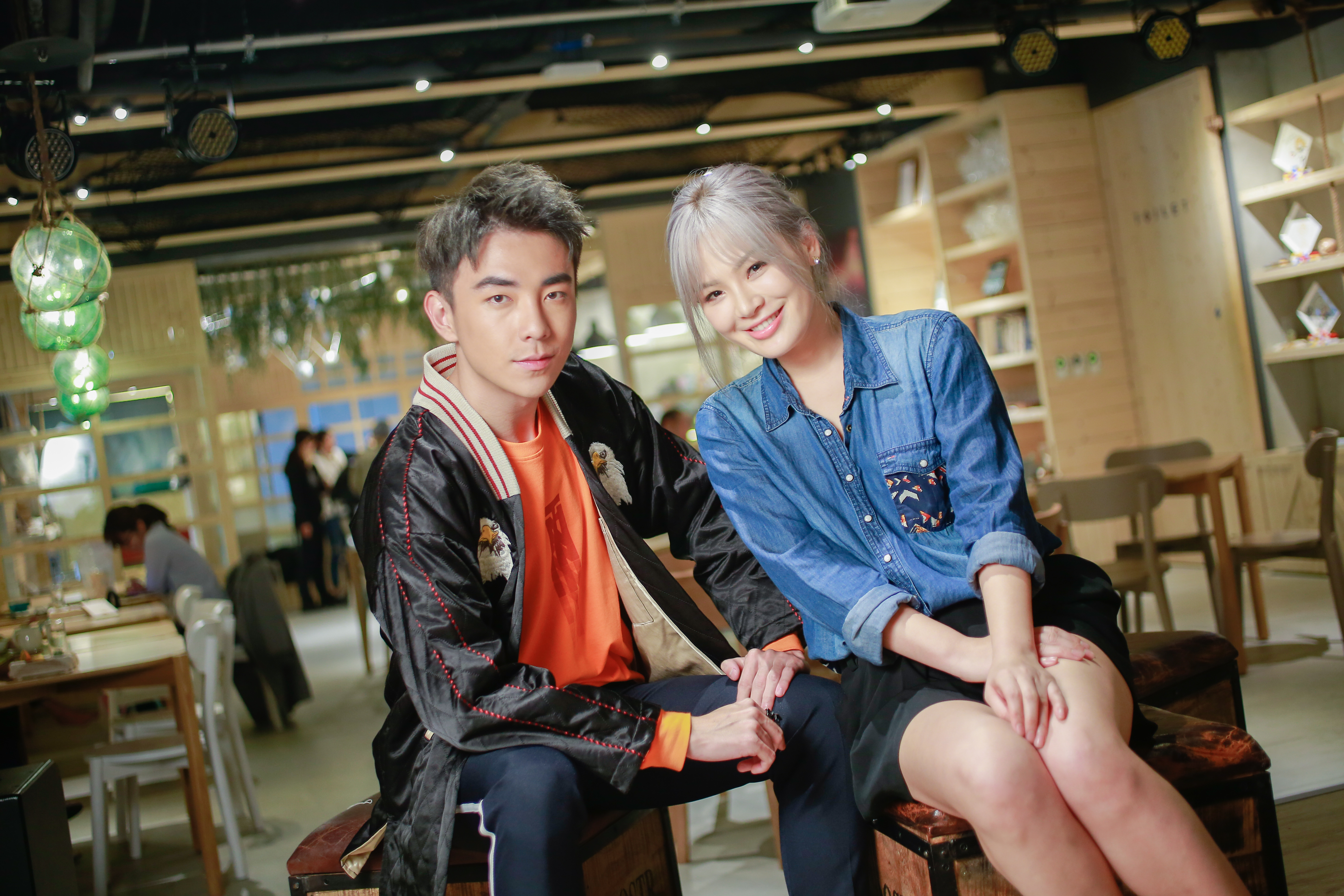 森竣（左）和陳沂合作《著魔》成為好友。