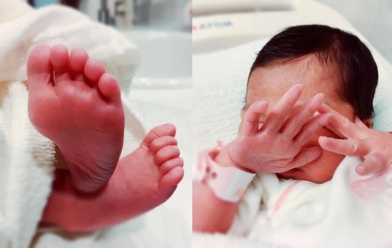 賈靜雯第三個女兒「Bo妞」誕生。