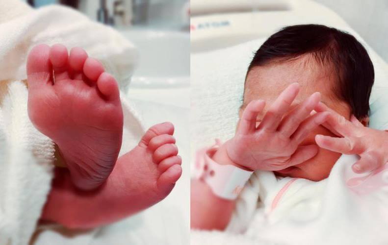 賈靜雯第三個女兒「Bo妞」誕生。