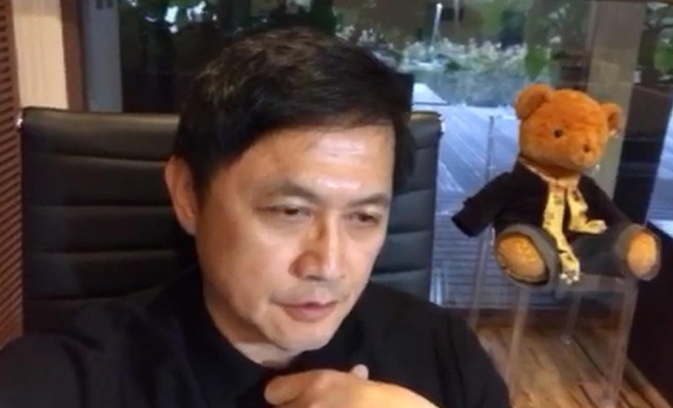 長期關心毛小孩（流浪貓狗）的和碩董事長童子賢。