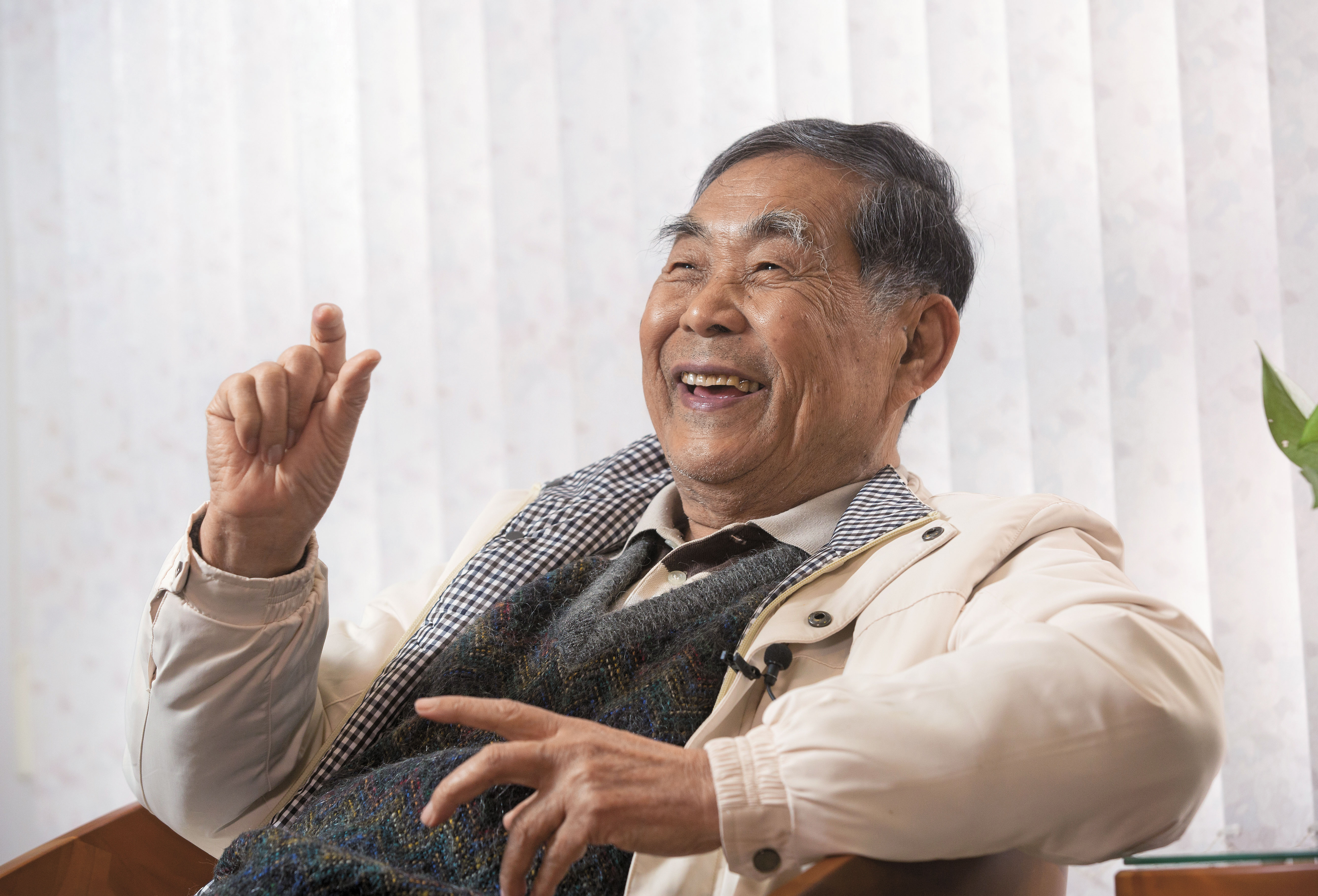 今年83歲的謝聰敏說這一輩子幹了幾件大事,對自己的人生極其滿意。