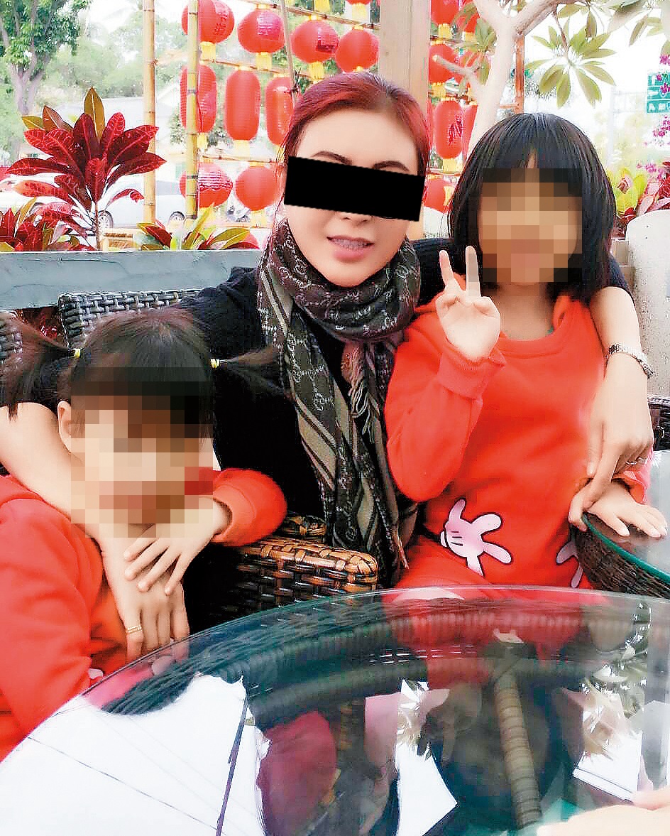 小珍在台居留6年、還生了2名 女兒,透過司法途徑才取得與 女兒的會面。(讀者提供)