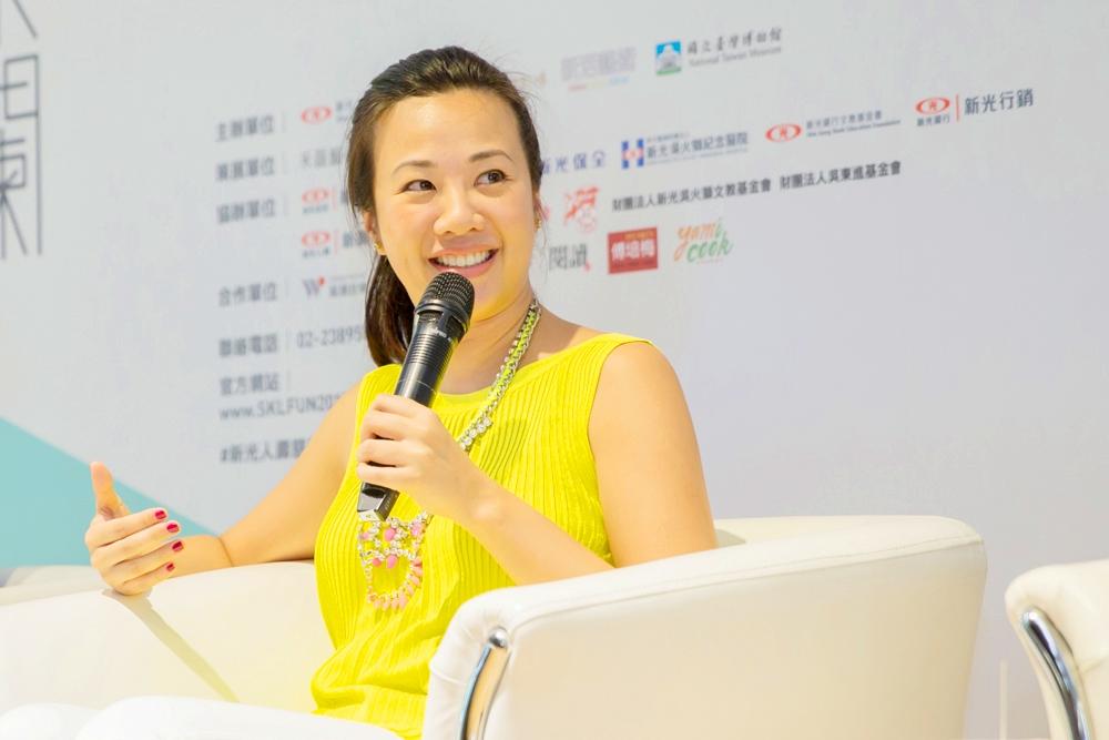新光金大公主吳欣盈因遭徵信業者跟監，怒告華南銀副董事長林知延妨害祕密，且揚言絕不撤告。（新光提供）