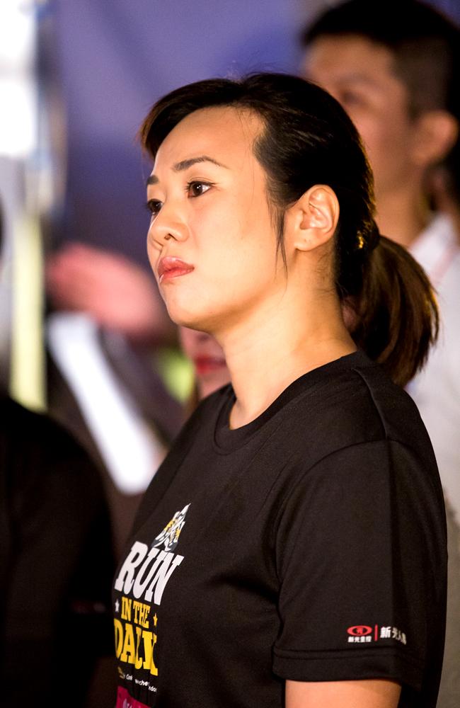 吳欣盈告林知延妨害祕密,去年出庭時,還淚灑法院。
