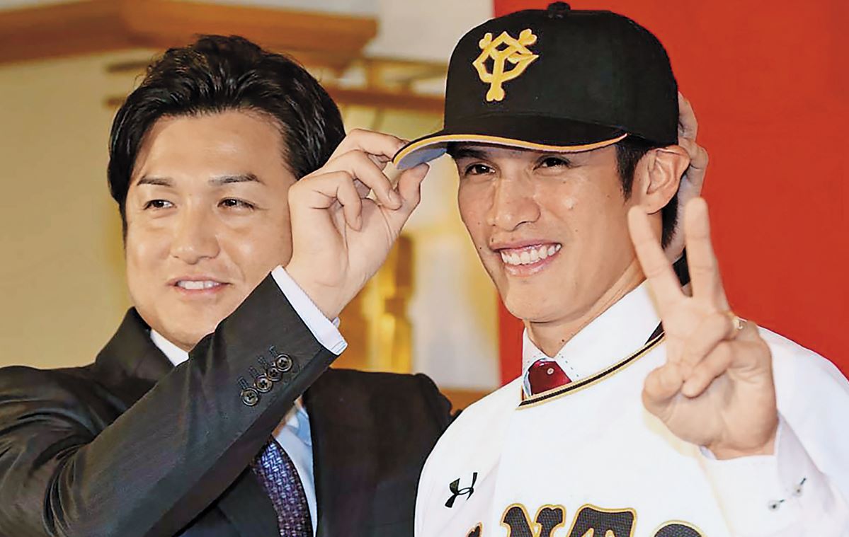 陽岱鋼去年底加入日職豪門東京讀賣巨人隊,一紙高達15億日圓的合約,創下台灣棒球員在日職收入新高。(翻攝自讀賣巨人隊臉書)