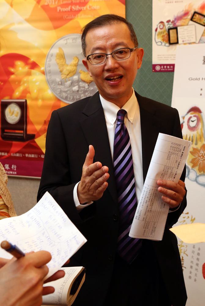 黃金王子、台灣貴金屬部副經理楊天立說，今年黃金基本面相當好，需求面上升，對金價有幫助。