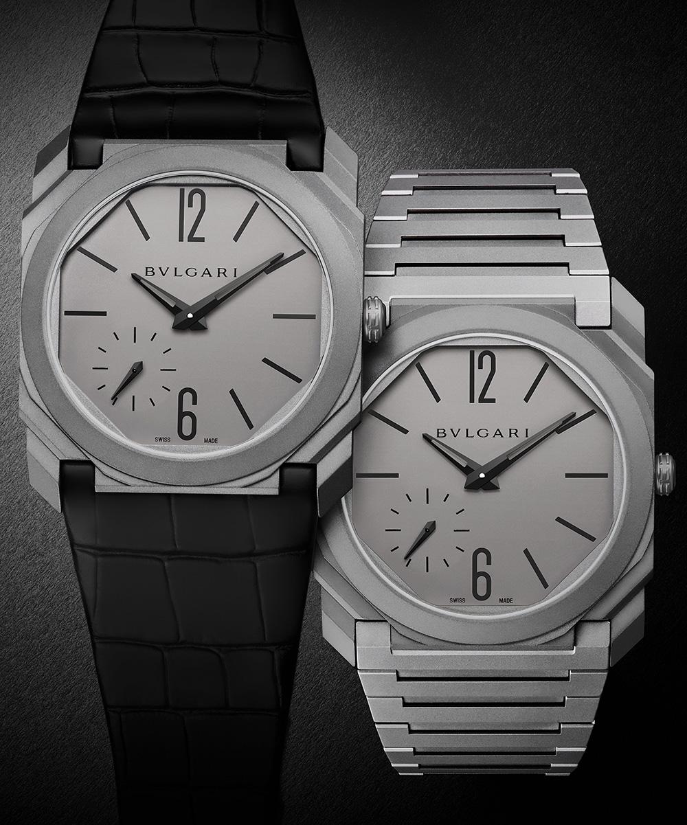 全新Octo Finissimo Automatic腕錶,鈦金屬鍊帶的款式定價為NT$441,900,皮錶帶則是NT$409,200。