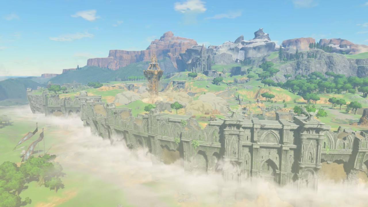 《薩爾達傳說:曠野之息》遊戲中的世界相當龐大。(圖片來源:遊戲實機截圖)