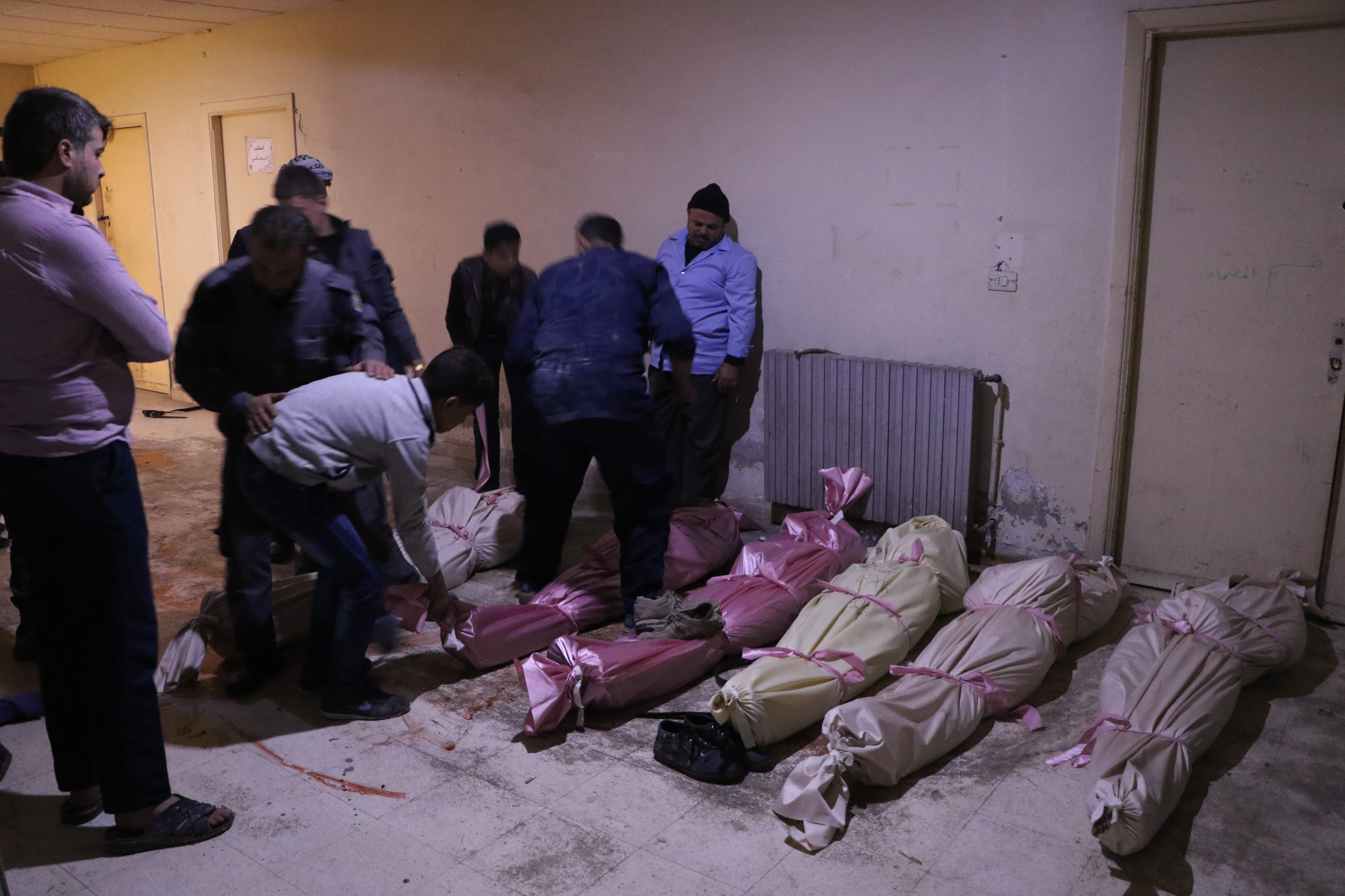 大馬士革在阿塞德政府的空襲下，不少無辜的百姓喪生。圖為東方IC提供