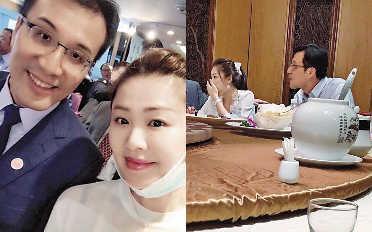台北市議員吳志剛(左)與新北市議員李婉鈺(右),傳出曾祕戀3個月。(翻攝臉書)