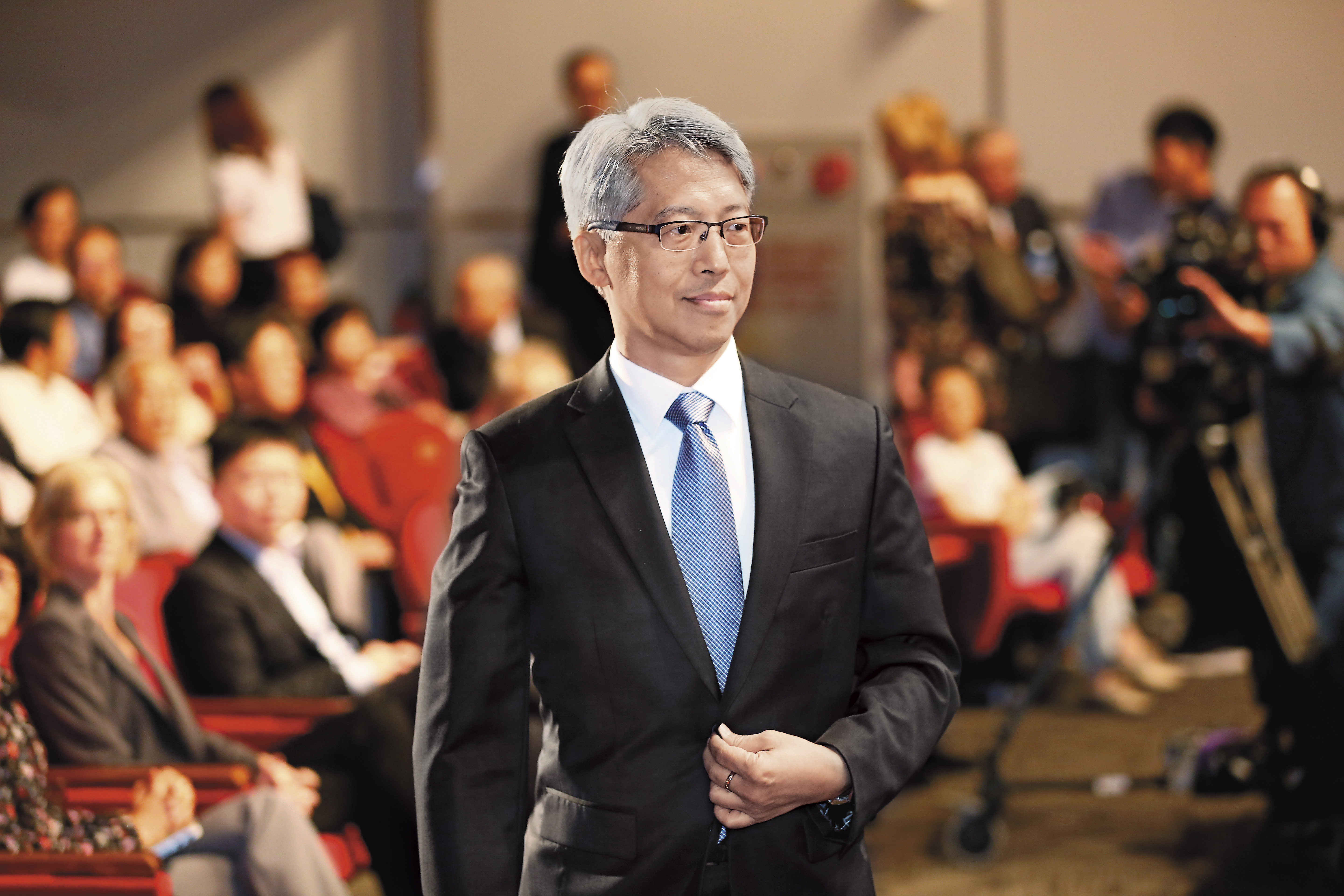 潤泰集團總裁尹衍樑捐助30億元成立唐獎，原找來前中研院長翁啟惠相助，但新任院長廖俊智（圖）上台後出手切割，不再肩負唐獎評選重任。