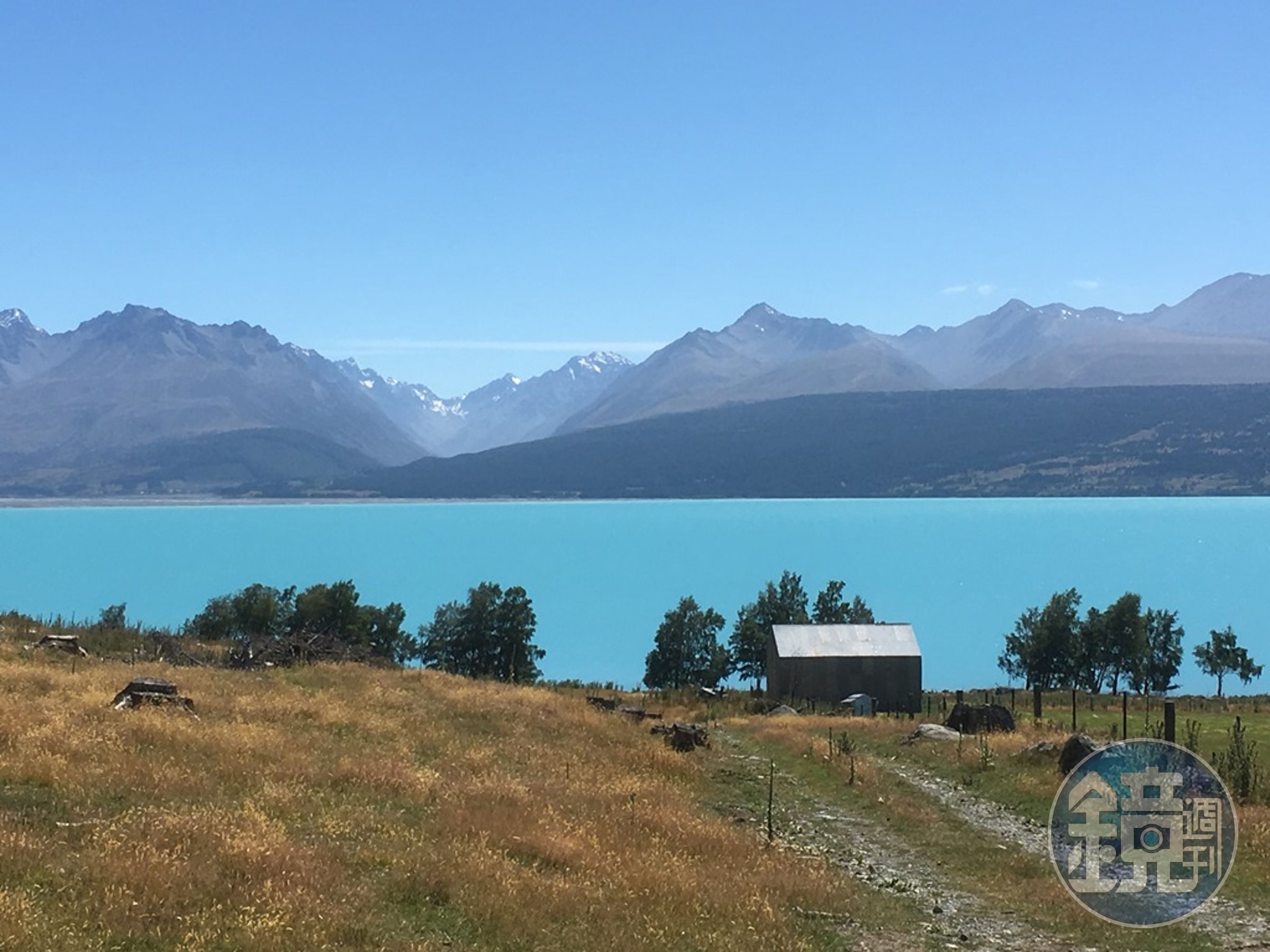 庫克山腳下的Pukaki湖。