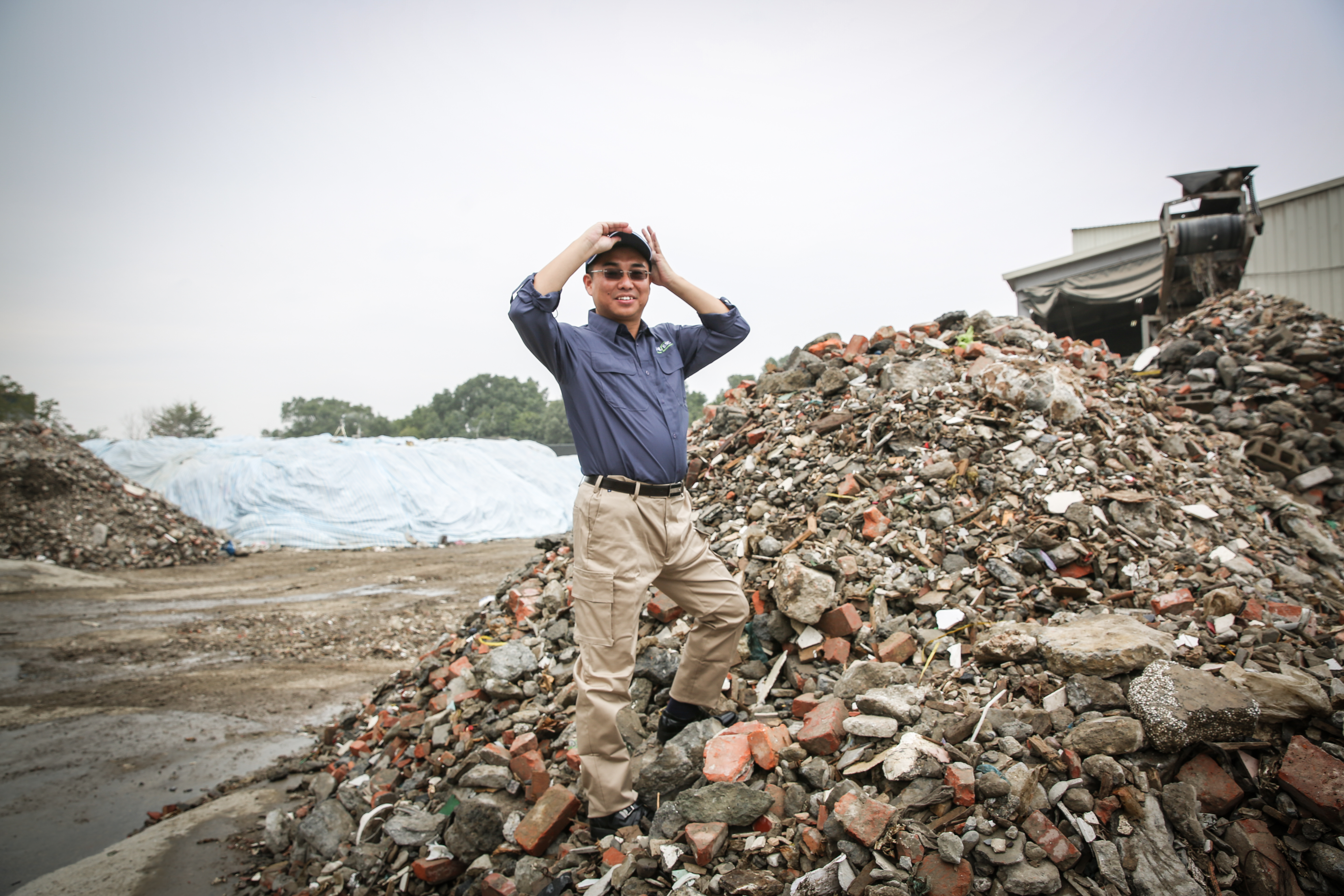 台境企業董事長張耿榕，主要業務是土壤和地下水污染整治，帶領公司從營收幾百萬元到8.5億元。