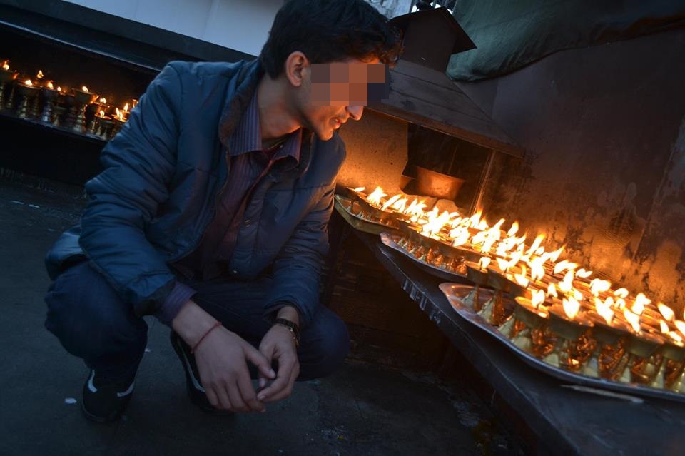 台大博士生Santosh Poudel家境清寒,在台大擔任研究助理一職。(翻攝臉書)