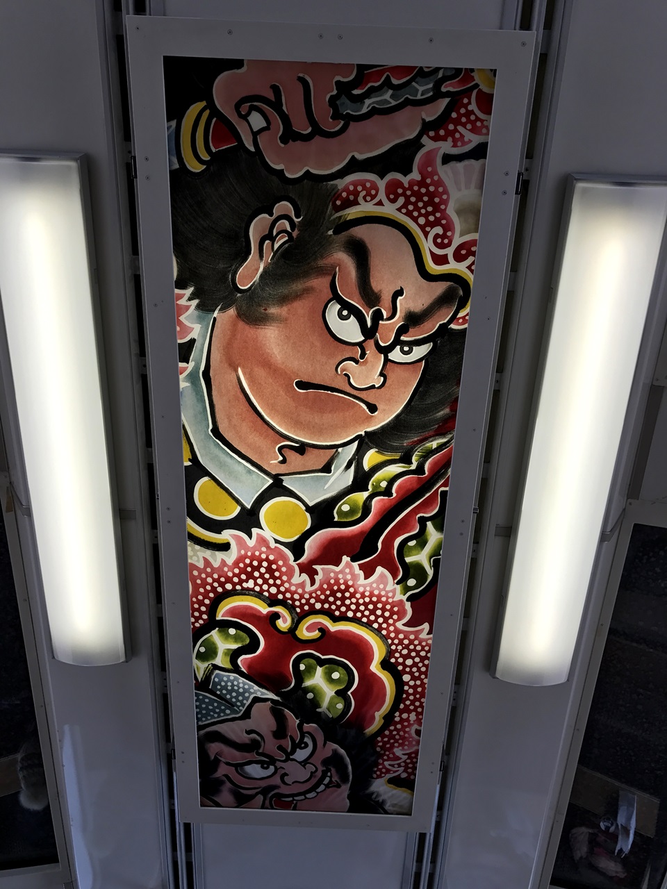車頂裝飾繪畫，東北特色十足。